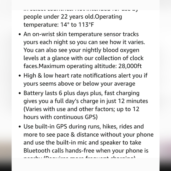 Fit Bit Sense Smartwatch Face ONLY NWT - Picture 7 of 8